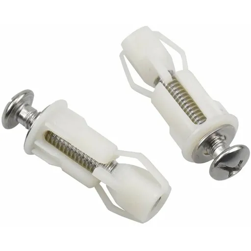 2 pcs Toilet Lid Expansion Screw Toilet Seat Fixing Screw Toilet Seat Fixing Set Toilet Lid Replacement Parts