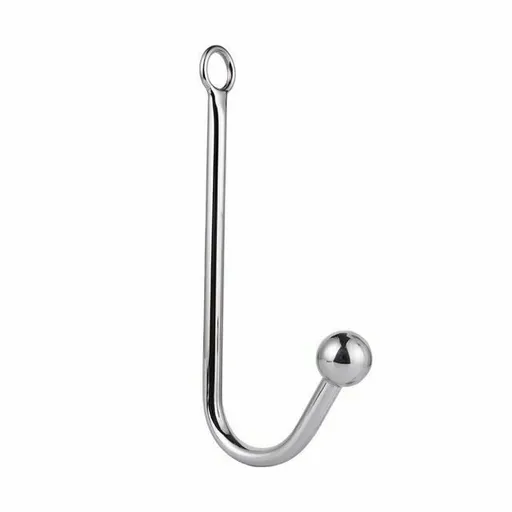 House Of Dasein Stainless Steel Bdsm Anal Hook With Balls O-Ring Butt Plug - 1 Ball - 1 Ball