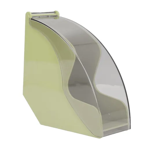Coffee Filter Holder Coffee Paper Storage Rack with Dustproof Cover Coffee Filter Paper Container for Coffee Shop Home Green