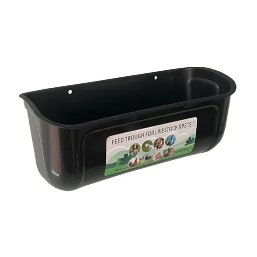 Hanging & Screw-In Poultry Feeder Drinker | 4-Quart Plastic Feeding Trough for Chickens, Ducks, Goats, Sheep & Small Livestock | BPA-Free & Easy Clean Design
