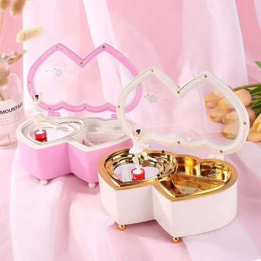 Creative Gift Ornament, YL2043 Double Hearts (Uncertain colour)
