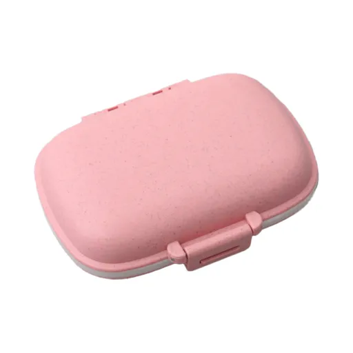 3 in 1 Pill Crusher and Cutter with Storage Compartment, Tablet Grinder and Splitter for Small or Large Pills, Pink, 1.57x2.36