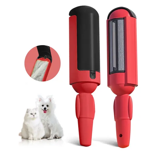 2pc Pet Roller Hair Remover - New Pet Hair Remover Roller, Portable Pet Hair Remover Cleaner, Washable Dog/Cat Fur Lint Roller Tool