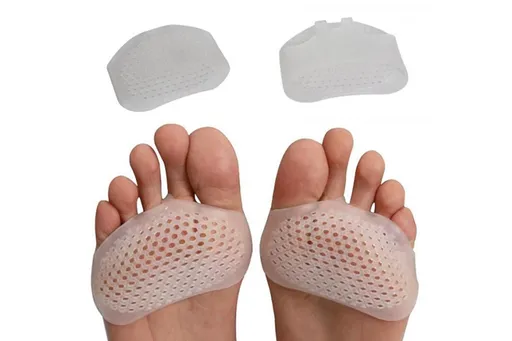 Foot Pad Cushions Gel Foot Cushion Metatarsal Pads Forefoot Pad(2Pairs)