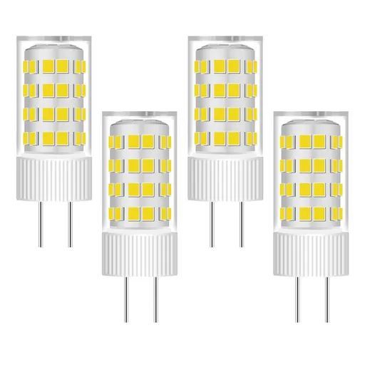 6pc Bulbs Dimmable Base (Equivalent to Halogen Replacement) Warm White Ceramic Base Corn Light for Home Lighting Bedroom,Dimmable