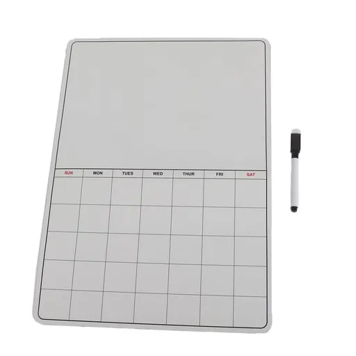 Whiteboard Monthly Planner Refrigerator Magnetic Message Board Memo Boards Fridge Magnet Calendar Daily Planner