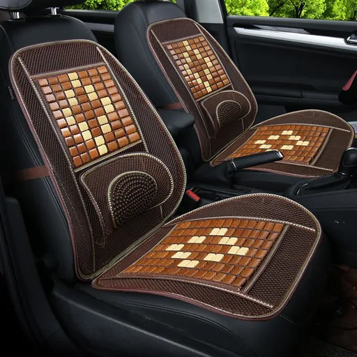 Yi Nirui Bamboo Car Seat Cushion Breathable Cooling Standard bamboo vertical bar with waist