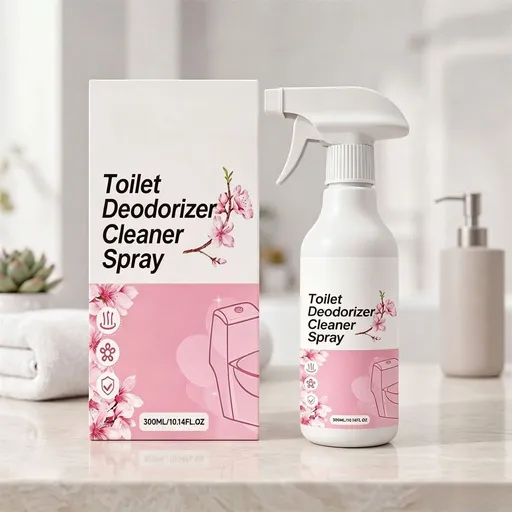 Household Toilet Deodorizing Spray - Quickly Break Down Odors - Bathroom Toilet Odor Remover And Cleaner 300ML