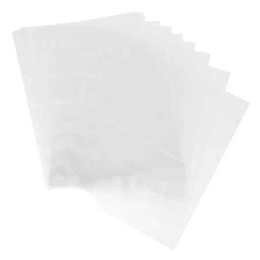 30Pcs Clear Plastic Double Sided Storage Sleeves for Sports Cards Photos Protective Organizer
