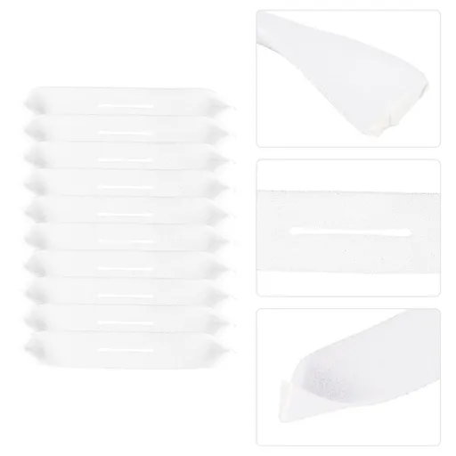 50pcs Non- Hanger Sponge Covers with Shoulder Pads, Foam Strips for Clothes, Wall Suit Hanger Protector, Shoulder Support