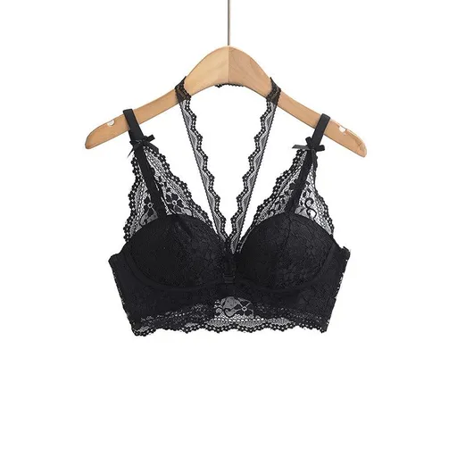 House Of Dasein Lace Neck And Strapless - Black - L