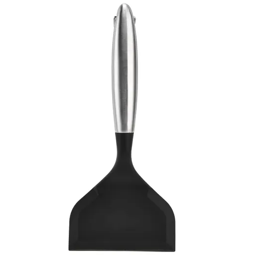Turner Spatula, Wide Solid Silicone Spatula with Stainless Steel Handle, Nonstick BPA Free Heat Resistant Spatula, for Cooking