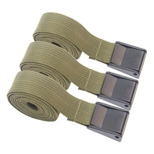Tie Down Straps Nylon Webbing 3Pcs For Camping Mountaineering Fastening