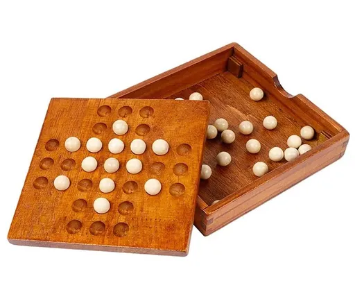 Chess Set Chess Piece Set Puzzle Single Chess Solid Wood Independent Diamond Chess Played by One Person. Chess Board Game