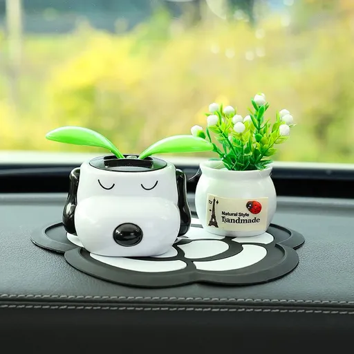 Tang Yi Solar Car Decoration Sunflower Puppy sunflower + white auspicious fruit + camellia pad