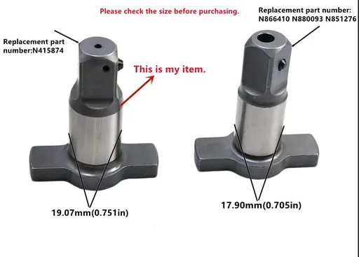 N415874 1/2 Anvil Fits Cordless Impact Wrench Kit,Detent Pin Anvil,Driver Spindle Hammer Block For Impact Wrench