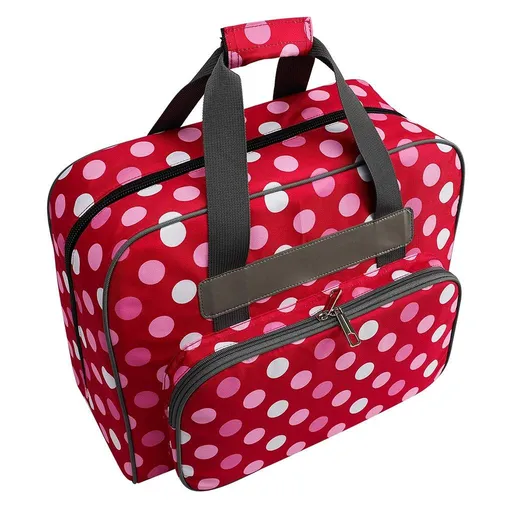Sewing Machine Storage Tote Bag Foldable Sewing Machine Carrying Case Padded Storage Cover Carrying Bag with Pockets and Handles