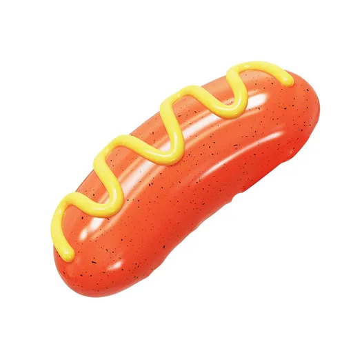 Dog Chew Toys, Indestructible Dog Squeaky Toys for Aggressive Chewers, Creative Sausage Shape Pet Dog Chewing Toy, Interactive