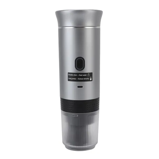 Portable Electric Coffee Maker 120ml 304 Stainless Steel Automatic Heating Travel Coffee Machine for Camping Hiking Office Home