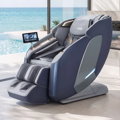 Livemor 4D Massage Chair Double Core SL Track Recliner Full Body Zero Gravity Heat Body Scan Melisa