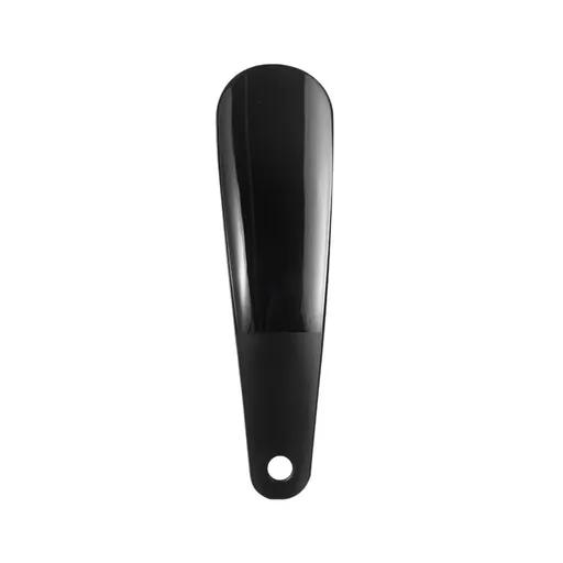 Shoe Horn 6.3 Inch, Shoe Horn Travel Size Small Shoe Helper Small Plastic Shoehorn Travel Shoe Horn Wide Short for Kids Women Black