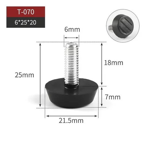 20pcs Adjustable Screw- Furniture Foot Pads Chair Gliders for Table Legs, Sofa Feet Protectors, Floor Protectors Multi-Pack