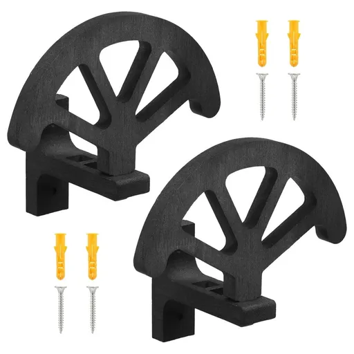 2Pcs Wooden Cowboy Hats Rack Wall mounted Cowboy Hat Wall Bracket Durability and Elegance For Home Office