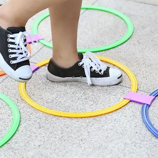 Speed 10pcs 28cm/38cm Agility Speed Ring Football Soccer Basketball Sport Training Rings Equipment