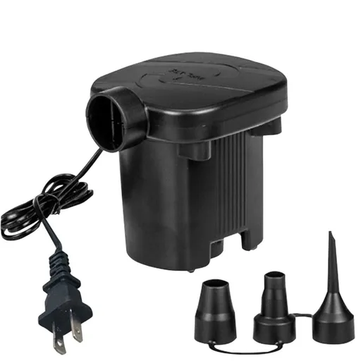Inflatable Pump for Swimming Pool and Bed,Electric Air Pump with Universal Nozzle for Fast Inflation and Deflation, Lightweight Portable Household Pump for Indoor Use