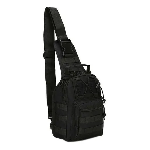 Free Freight Climb Shoulder Hiking Trekking Backpack Tactical Outdoor Military - Black