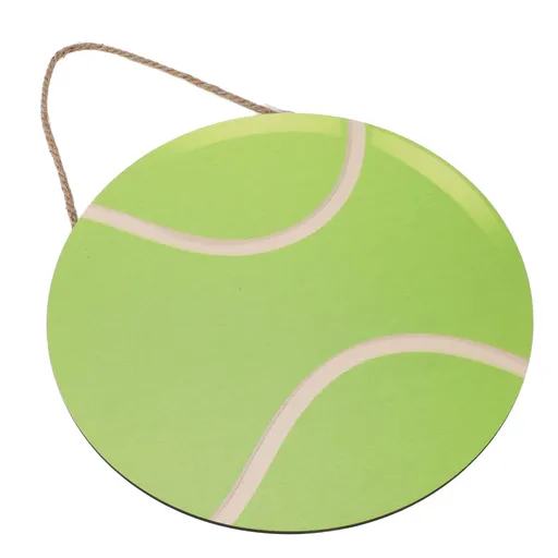 30cm Round Wooden Wall Decor Ball Pattern Hanging Wall Art for Home Exercise Room Office JM00877