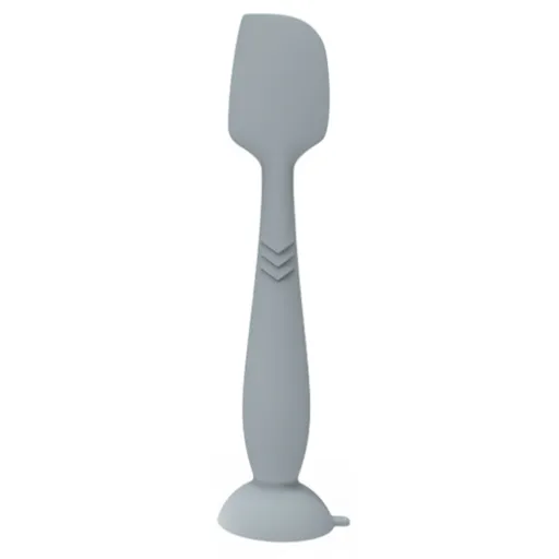 4-Pack Grey Large Silicone Ointment Applicator Spatulas(16.5 CM x 3.8 CM) - Cream Spreader with Suction Base, Hygienic & Precise