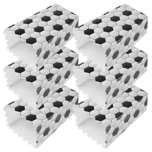 6-Pack Popcorn Boxes and Containers for Parties, Events, Sports Games - Easy to Assemble Holders