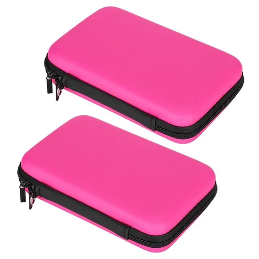 2Pcs Portable Storage Bag Carry Case EVA Protective Hard Bag for