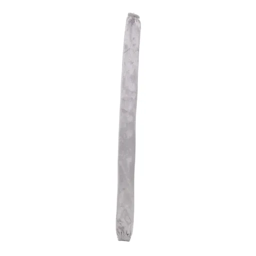 Chain Cover Dustproof Wire Flannelette Cloth 60cm Length 5cm Width with Zipper for Protection Grey