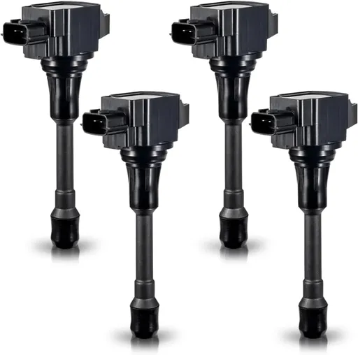 Set of 4 Ignition Coil Pack 2007 2008 2009 2010 2011 2012 Compatible with Nissan Altima Versa Sentra Cube Rogue Frontier 2013 2014 2015 Infiniti M56 FX50 QX60 QX70 2.5L 2.0L 1.8L Replace# UF549