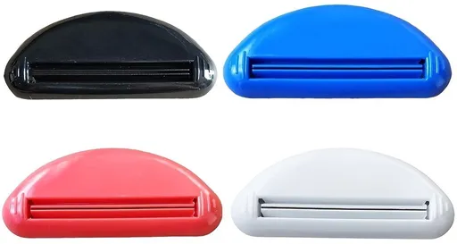 4-pack - Toothpaste tube squeezer - Dispenser - Toothpaste roller holder - Essential gadget for lazy people