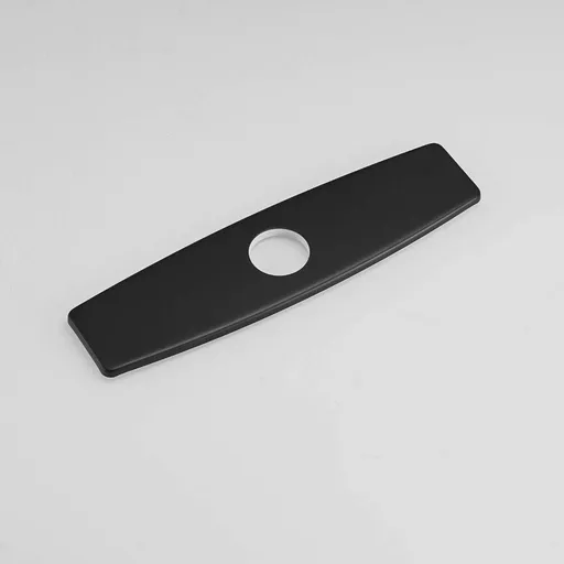Stainless Steel Sink Cover Plate Matte Black Finish 10 Inch