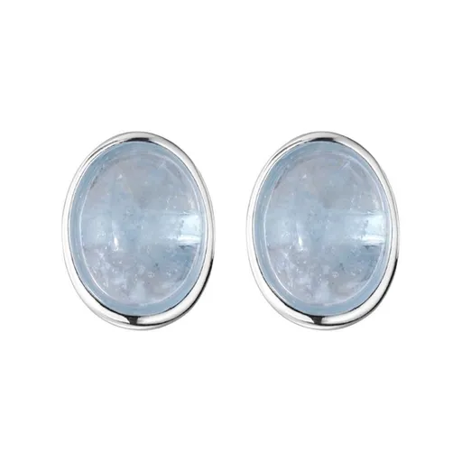 Blue Earrings for Women-Natural Blue Stones - Unique Hypoallergenic Stud Earrings for Women Gemstone Earrings For Women Girls