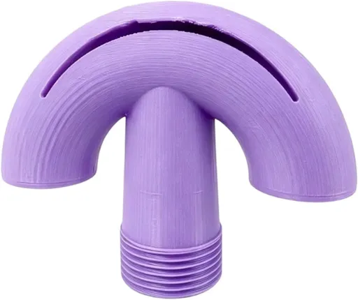 Pool Fountain Nozzle for Backyard Swimming Pools, Threaded Fountain Head Accessory for Home Pool Play and Relaxation Nozzle Threaded Attachment Backyard Accessory Swimming Head Return Curved Moving - Purple - Size 5Pcs