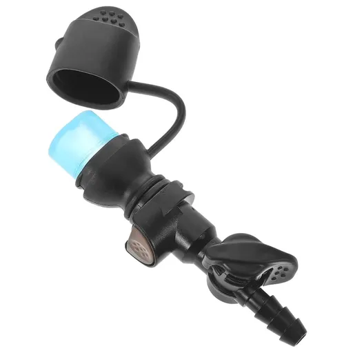 Hydration Bladder Mouthpiece Black Silicone High-Flow Antifreeze Valve Detachable Dust Cover