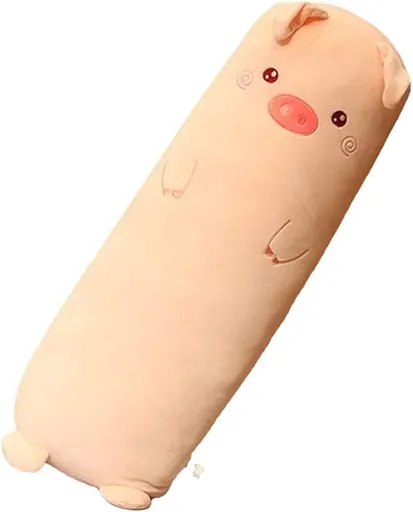 Long-Shaped Pillow Plush Pillow Hugging Pillow Soft Pillow Sleeping Pillow Gift - Pink - Size 33in