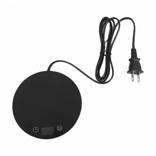 Candle Warmer/Coffee Warmer, 8H Auto Shut Off 1-12H Timer , 2 Temp Setting 122/140℉ Black US Plug