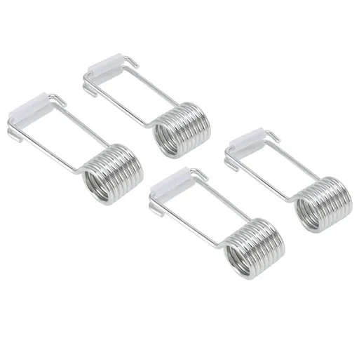 Spring Door Closer Spring Hinge Door Closer, Stainless Steel Self Closing Door Closer 4 PCS for Bedroom
