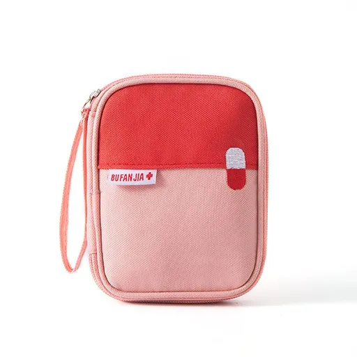Bag points First Aid Kit Travel Storage Bag A-701 Small pink