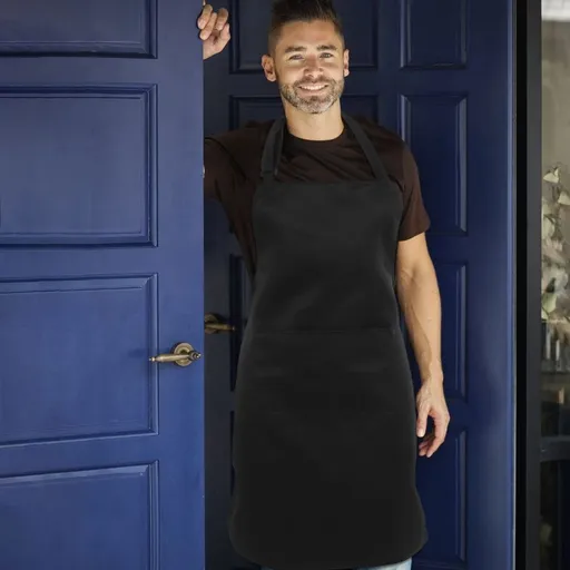2-Pack Black Neck Chef Aprons for Women, Kitchen Cooking & Baking Work Apron, 104x55.7 cm and Comfortable