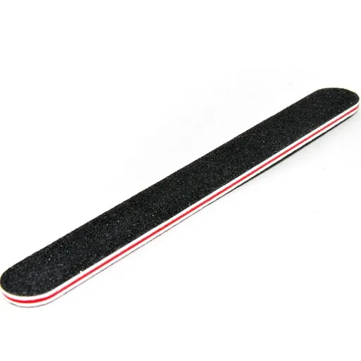 Nail File 5 PCS Professional Double Sided Grit Nail Files Emery Board Black Manicure Pedicure Tool and Nail Buffering Files