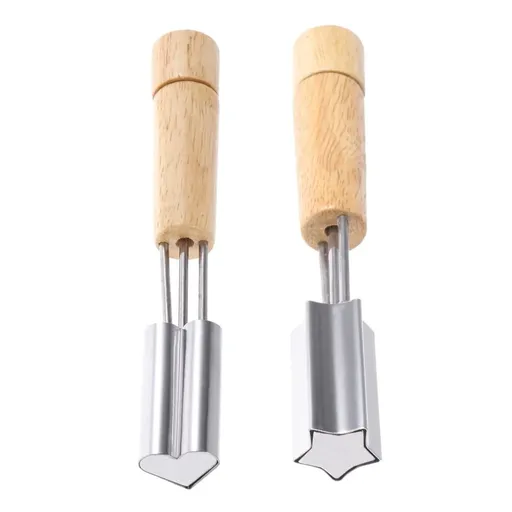2Pcs Heart Shape and Star Shape Baking Molds for Home Kitchen