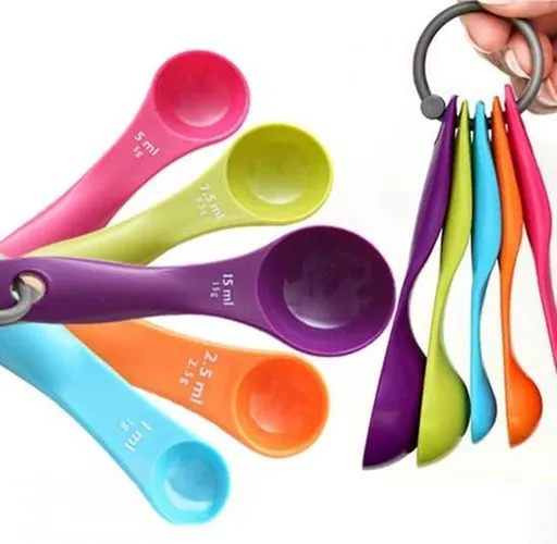 5 Pack Colorful Measuring Spoons